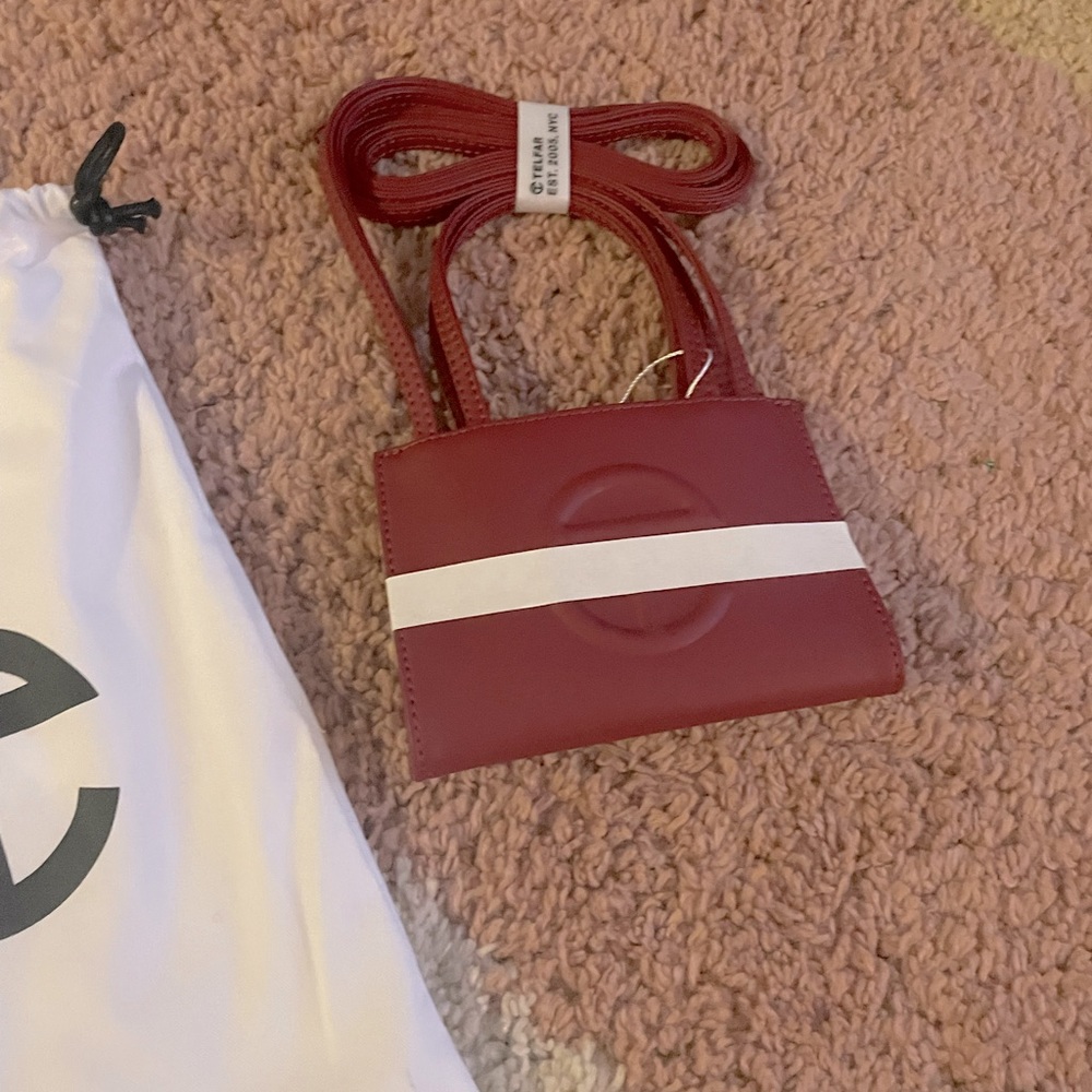 Telfar Small Shopping Bag Oxblood best offer